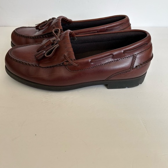 HUNTERS BAY TASSEL LEATHER LOAFERS 10 - Picture 4 of 7